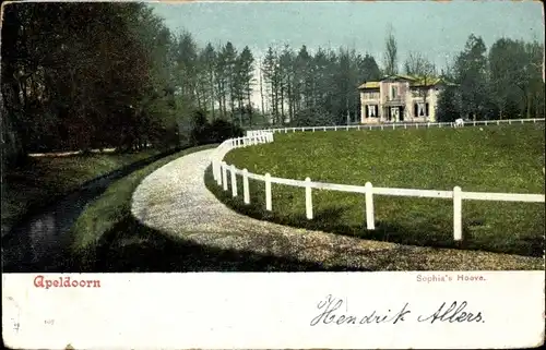 Ak Apeldoorn Gelderland, Sophia's Hoeve