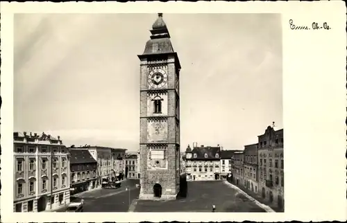 Ak Enns Oberösterreich, Hauptplatz, Stadtturm