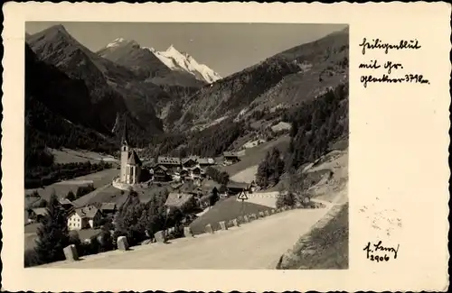 Ak Heiligenblut am Großglockner in Kärnten, Panorama, Kirche