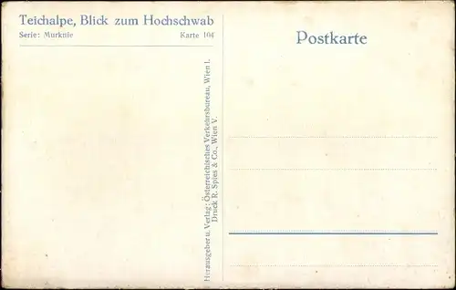 Ak Steiermark, Teichalpe, Hochschwab