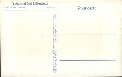 Ak Lilienfeld in Niederösterreich, Traisental, Winter, Wiener Voralpen