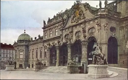 Ak Wien 3 Landstraße, Schloss Belvedere