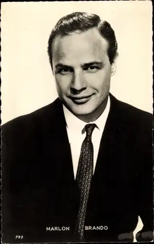 Ak Schauspieler Marlon Brando, Portrait