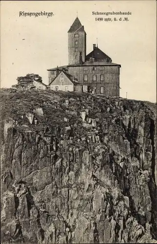 Ak Szklarska Poręba Schreiberhau Riesengebirge, Schneegrubenbaude, Schronisko nad Śnieżnymi Kotłami