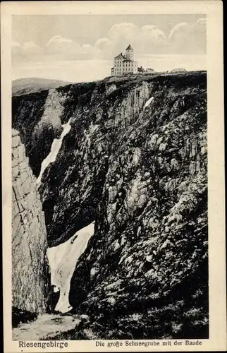 Ak Szklarska Poręba Schreiberhau Riesengebirge, Schneegrubenbaude, Schronisko nad Śnieżnymi Kotłami