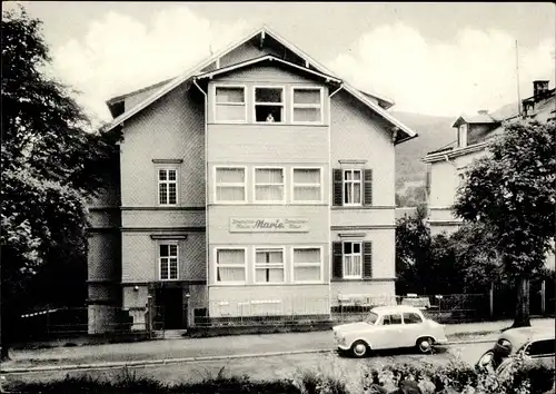 Ak Friedrichroda im Thüringer Wald, Fremdenheim Haus Maria, Außenansicht, Autos