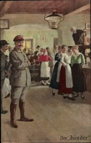 Künstler Ak Immer Fachmann, Der Zünder