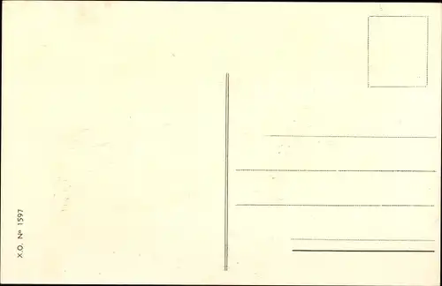 Künstler Ak Remy, Soldat flirtet mit Frau