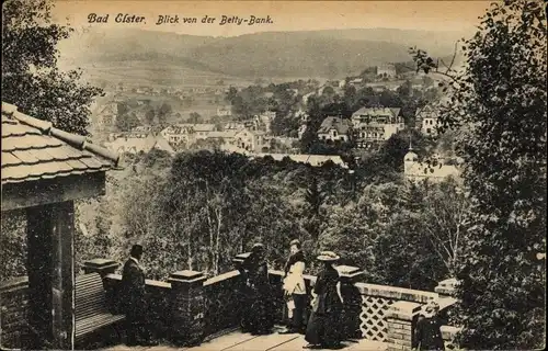 Ak Bad Elster im Vogtland, Blick von der Betty-Bank