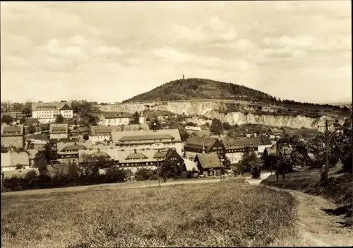 Ak Altenberg im Erzgebirge, Panorama mit Binge und Geisingberg