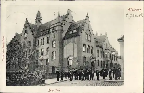Ak Lutherstadt Eisleben, Bergschule