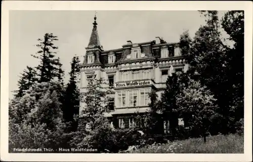 Ak Friedrichroda im Thüringer Wald, Haus Waldfrieden