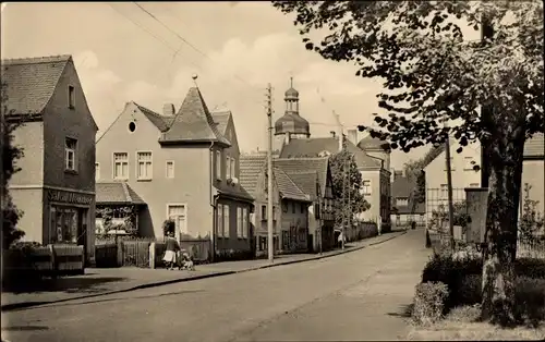 Ak Zipsendorf Meuselwitz im Altenburger Land, Geschwister Scholl Straße, Salon Heumer