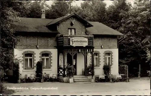 Ak Liegau Augustusbad Radeberg in Sachsen, Forellenschänke