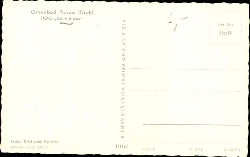 Ak Ostseebad Prerow Darß, HOG Dünenhaus, Besucher