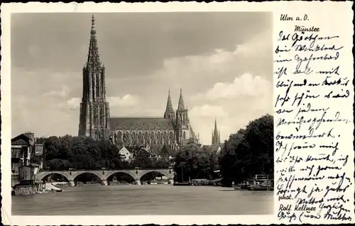 Ak Ulm an der Donau, Münster