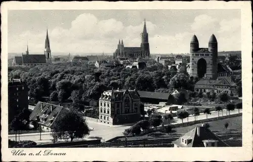 Ak Ulm an der Donau, Stadtpanorama