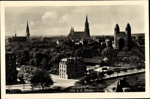 Ak Ulm an der Donau, Stadtpanorama