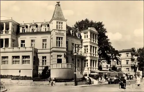 Ak Ostseebad Bansin Heringsdorf auf Usedom, FDGB-Erholungsheim Julian Marchlewski