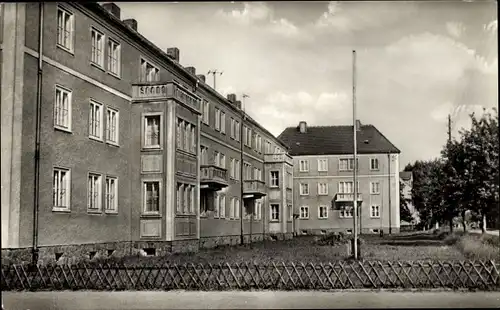 Ak Lucka im Altenburger Land, Altenburger Straße, Wohnhäuser