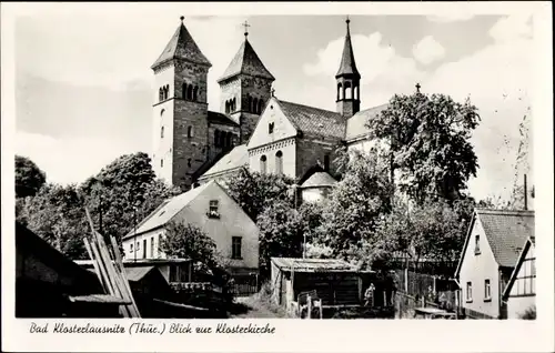 Ak Bad Klosterlausnitz in Thüringen, Blick zur Klosterkirche