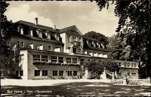 Ak Bad Köstritz in Thüringen, Sanatorium, Außenansicht