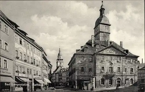 Ak Bad Langensalza in Thüringen, Rathaus