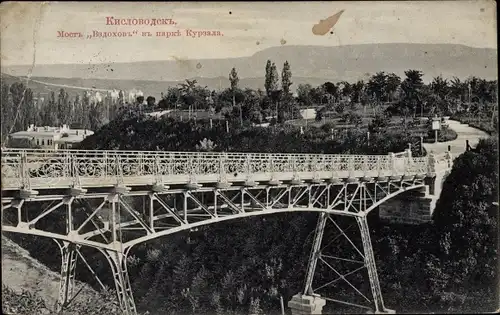 Ak Kislowodsk Russland, Park Kursala, Brücke