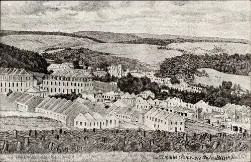 Künstler Ak Saint Mihiel Meuse, Gesamtansicht