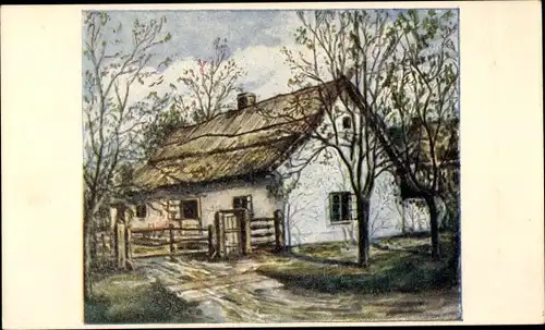 Künstler Ak Torzi Bosnien Herzegowina, Siedlungshaus vom Jahr 1784