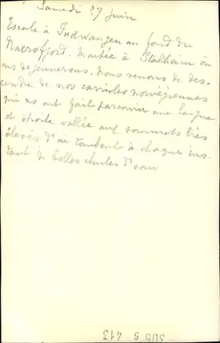 Ak Gudvangen Norwegen, Landschaft, Kutsche