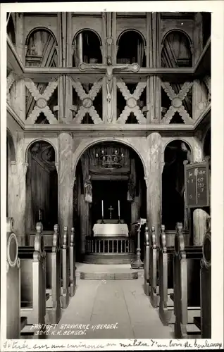 Ak Fantoft Årstad Bergen Norwegen, Stavkirke