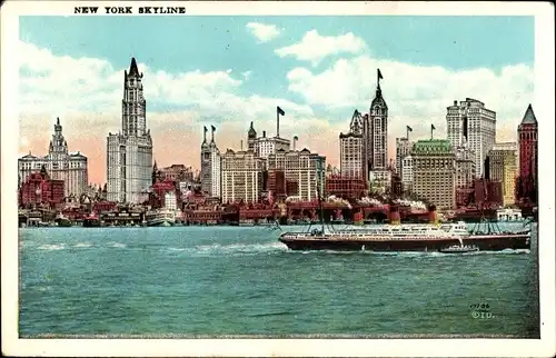 Ak New York City USA, Skyline