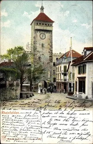 Ak Rheinfelden Kanton Aargau, Partie am Tor