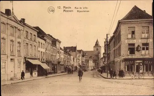 Ak Menin Menen Meenen Lys Westflandern