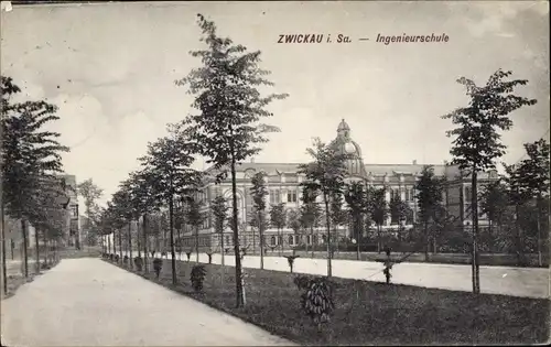 Ak Zwickau in Sachsen, Ingenieurschule