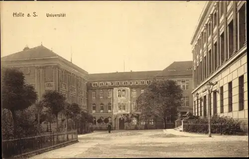 Ak Halle an der Saale, Universität