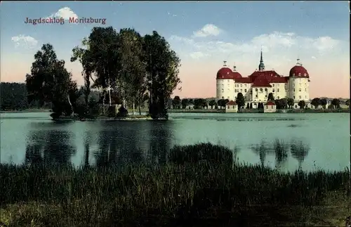 Ak Moritzburg in Sachsen, Jagdschloss