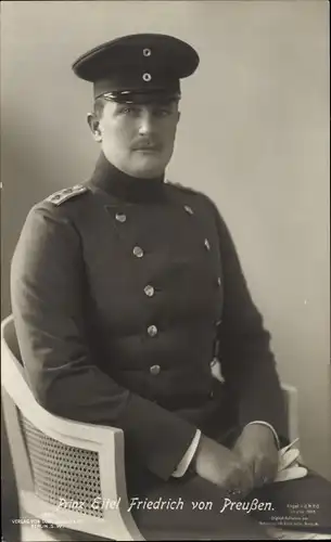 Ak Eitel Friedrich Prinz von Preußen, Portrait in Uniform, Liersch 1934