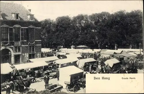 Ak Den Haag Südholland, Groote Markt