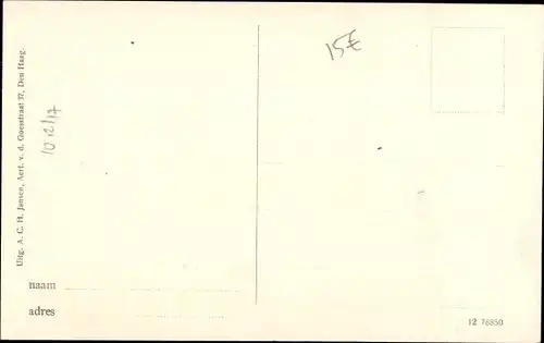 Ak Den Haag Südholland, Stadhoudersplein, Tram