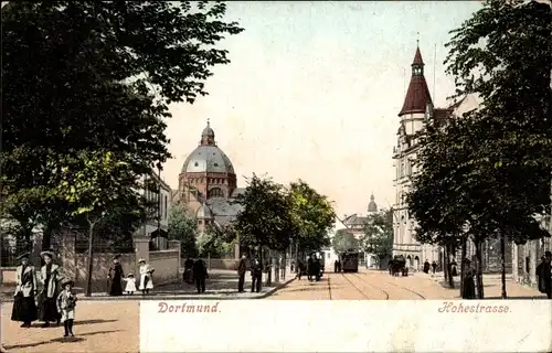 Judaika Ak Dortmund im Ruhrgebiet, Hohestraße, Synagoge