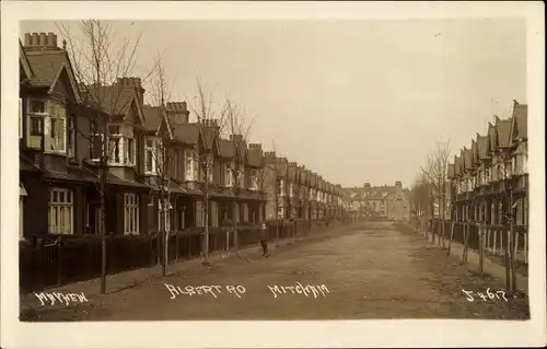 Foto Ak Mitcham London England, Albert Road