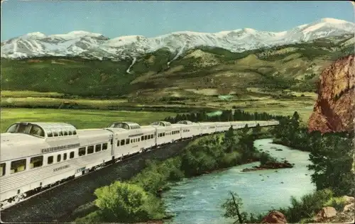 Ak US Amerikanische Eisenbahn, California Zephyr