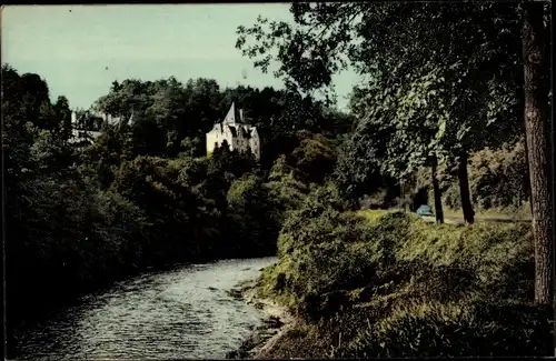 Ak Remouchamps Aywaille Wallonie Lüttich, Chateau de Montjardin und Ambleve