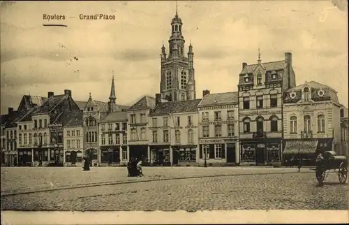 Ak Roeselare Roeselaere Rousselare Roeselare Westflandern, Grand Place