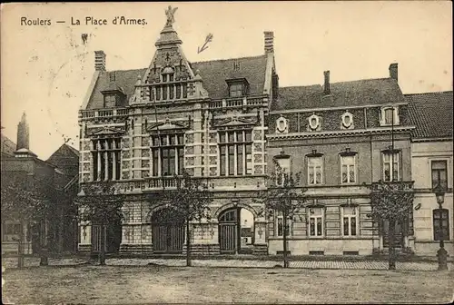 Ak Roeselare Roeselaere Rousselare Roeselare Westflandern, Place d&#39;Armes