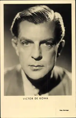Ak Schauspieler Victor de Kowa, Portrait