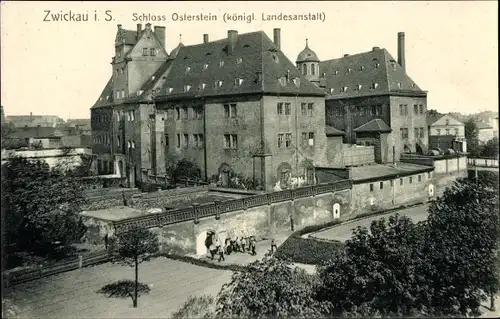 Ak Zwickau in Sachsen, Schloss Osterstein