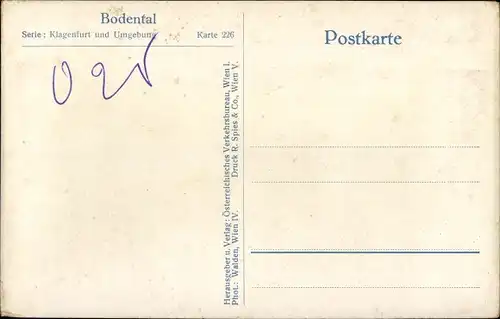 Ak Bodental in Kärnten, Ortsmotiv